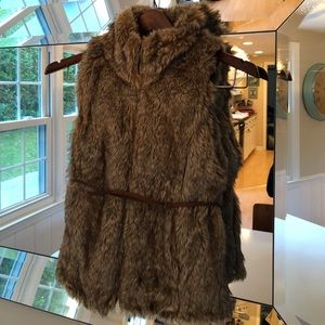 Zara Girls Faux Fur Vest